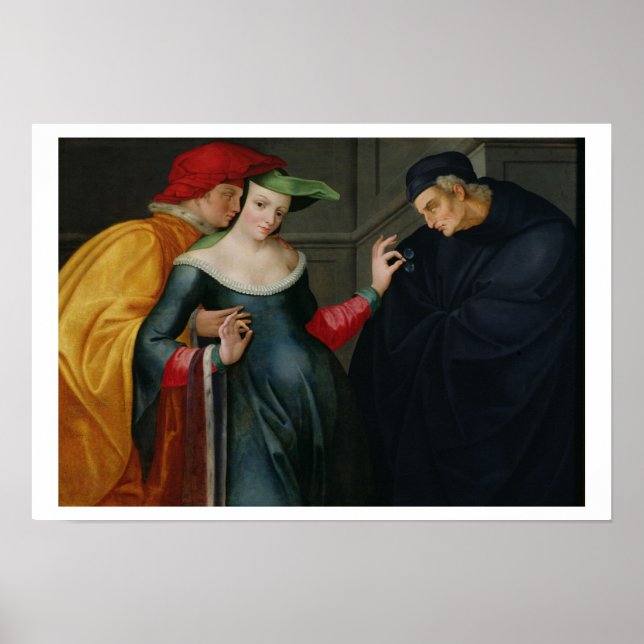 Póster Mujer entre dos edades (Frente)