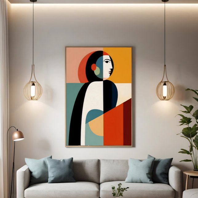 Póster Mujer Fragmentada: La esencia cubista (Subido por el creador)