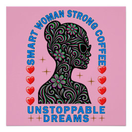 Póster mujer fuerte