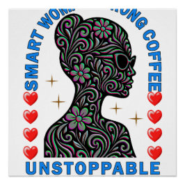 Póster mujer fuerte