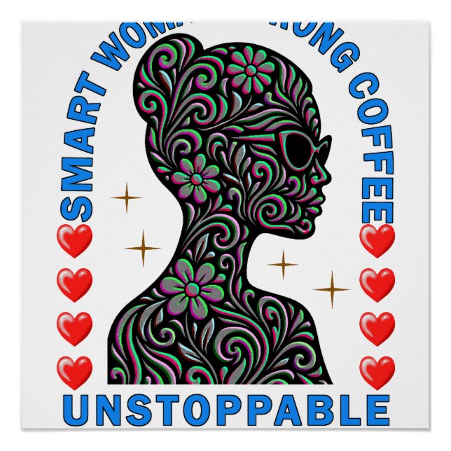 Póster mujer fuerte (Anverso)