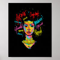 Mujer fuerte reina africana mujer negra mes de his
