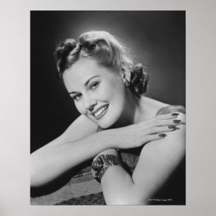 Póster Mujer glamurosa