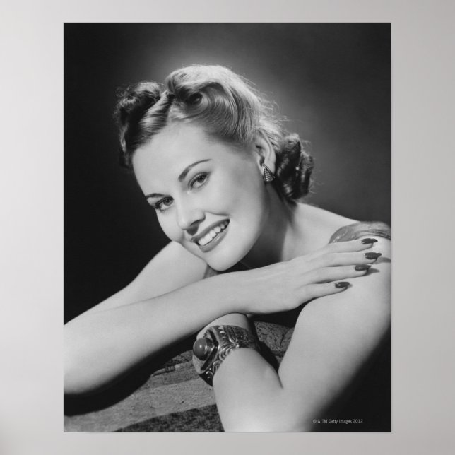 Póster Mujer glamurosa (Frente)