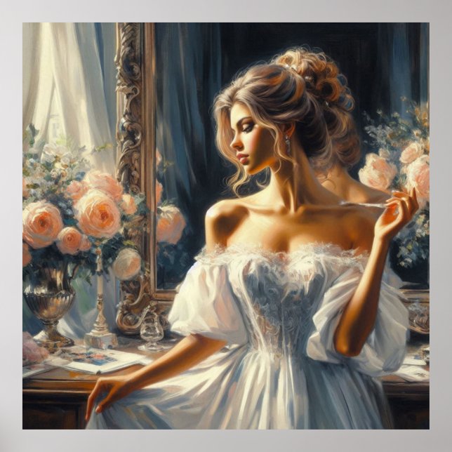 Póster Mujer hermosa (Frente)