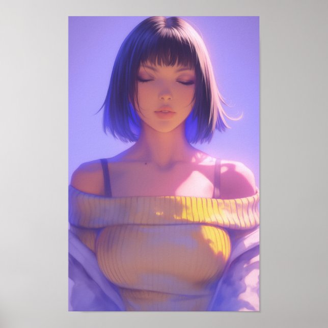 Póster Mujer hermosa (Frente)