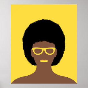 Póster Mujer hermosa