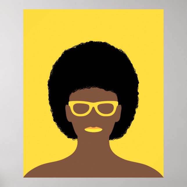 Póster Mujer hermosa (Frente)