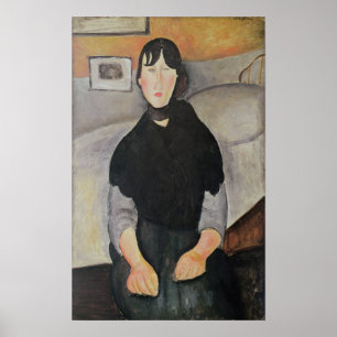 Póster Mujer joven de la gente