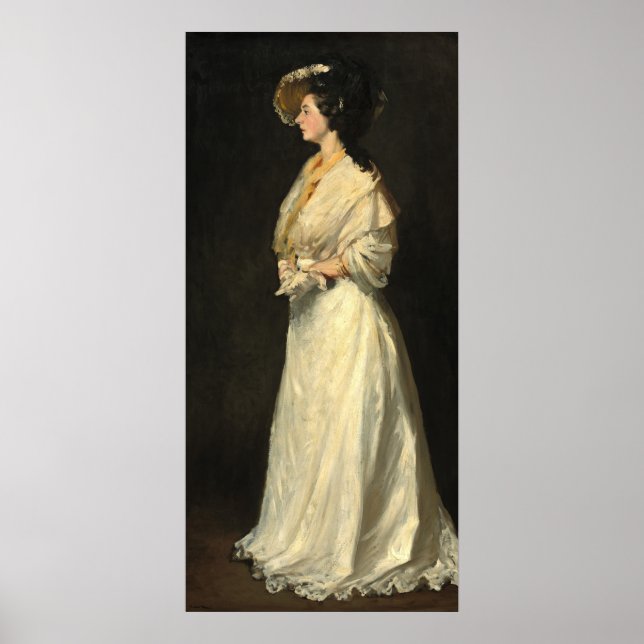 Póster Mujer joven - Robert Henri Poster Bella Artes (Frente)