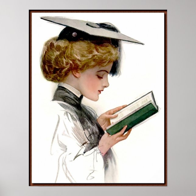 Póster Mujer Licenciada Vintage (Frente)