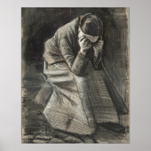 Póster Mujer llora 1888 Vincent van Gogh Small