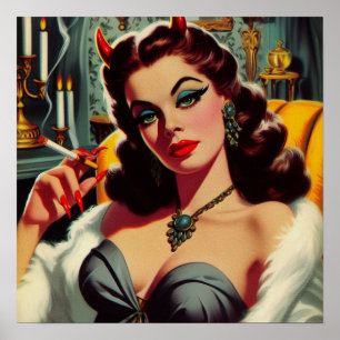 Póster Mujer malvada
