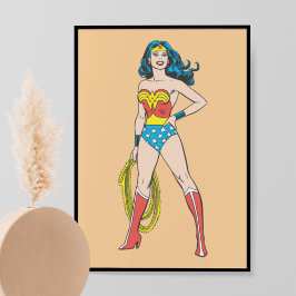 Póster Mujer Maravilla de pie
