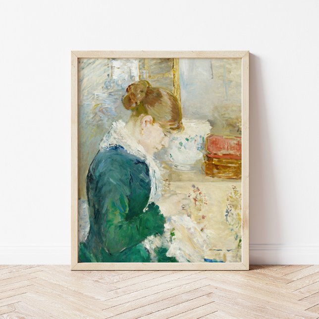 Póster Mujer masticando | Berthe Morisot (Subido por el creador)