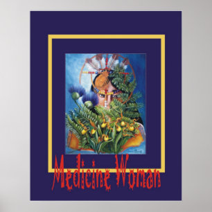 Póster mujer medica