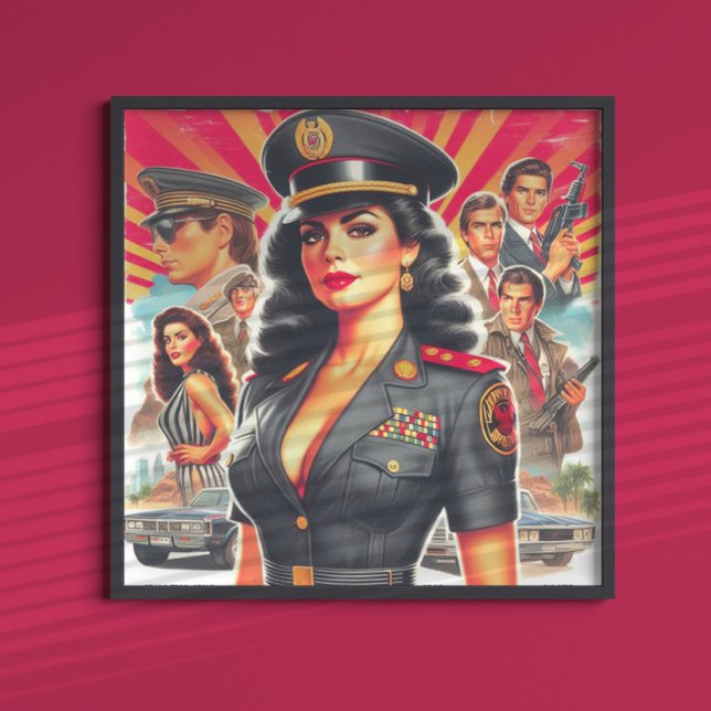 Póster Mujer militar retro (Subido por el creador)