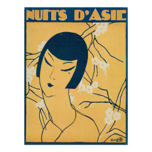 Póster Mujer Minimalista Art Deco