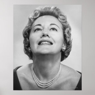 Póster Mujer mirando