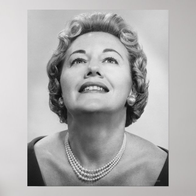 Póster Mujer mirando (Frente)