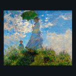 Póster Mujer Monet Paraguas Impresionismo<br><div class="desc">La obra maestra del impresionismo de Claude Monet - Mujer con un paraguas fue pintada por el impresionista francés Claude Monet en 1875. Muestra a una mujer con un paraguas y un niño pequeño, que es Madame Monet y su hijo. Esta pintura impresionista es una de las famosas pinturas de...</div>