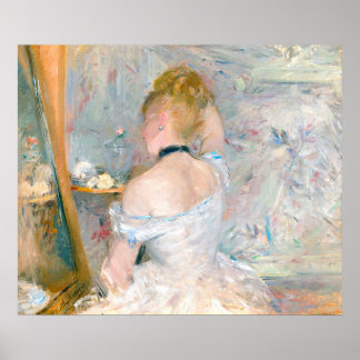 Póster Mujer morisca en su Toilette Impresionista frances