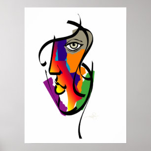 Póster Mujer multicultural