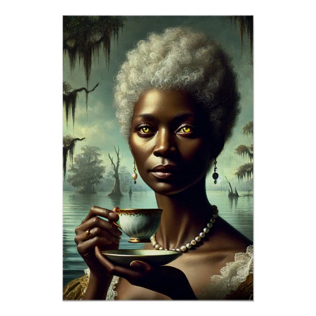 Póster Mujer NOLA: Té Bayou (Anverso)