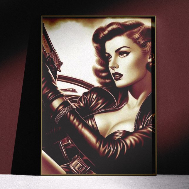 Póster Mujer Retro Pulp (Subido por el creador)