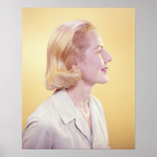 Póster Mujer rubia