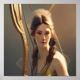 Póster Mujer sagitario