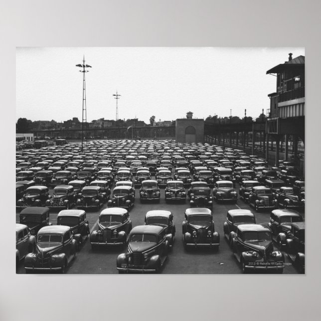 Póster Mujer sentada frente a la chimenea B&W (Frente)