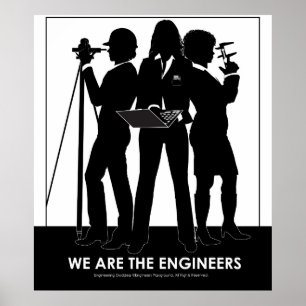 Póster (Mujer) Somos la poster de Ingenieros