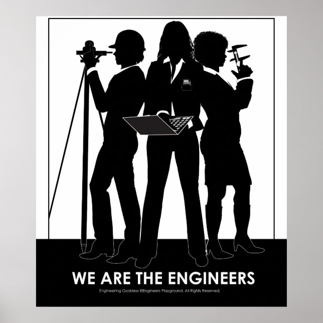 Póster (Mujer) Somos la poster de Ingenieros (Frente)