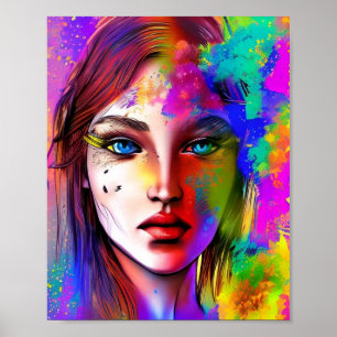 Póster Mujer urbana poderosa