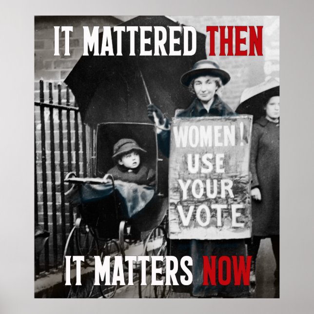 Póster Mujer! ¡Usa Tu Voto! Sin fecha (Frente)