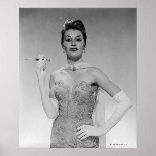 Póster Mujer vestida