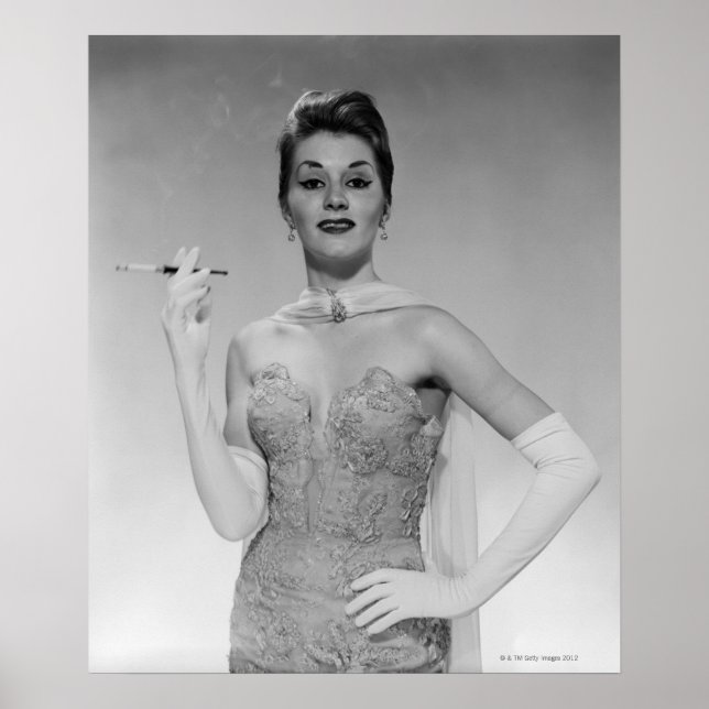 Póster Mujer vestida (Frente)