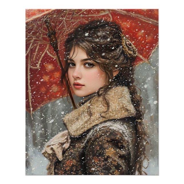 Póster Mujer victoriana (Anverso)