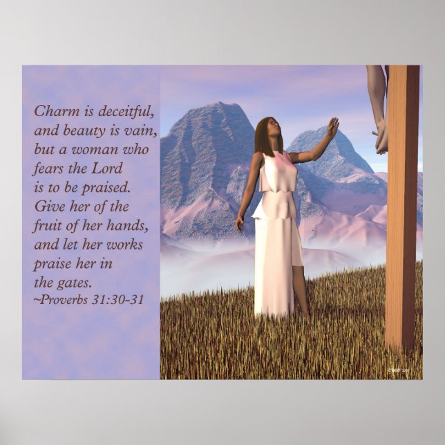 Póster Mujer virtuosa (Frente)