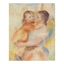 Mujer y niño (1886) Pierre-Auguste Renoir