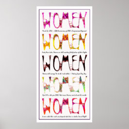 Póster MUJERES 2012 - 40º Día de la Igualdad de Remunerac