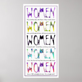 Póster MUJERES 2012 ~ 'Recuerden siempre' Harriet Tubman