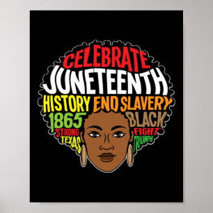 Póster Mujeres afro melaninas Chicas africanas anhelan li