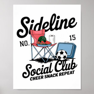 Póster Mujeres al margen del Club Social Fútbol Mamá Día