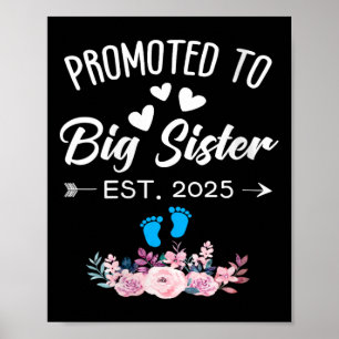 Póster Mujeres ascendidas a hermana mayor 2025 es un niño