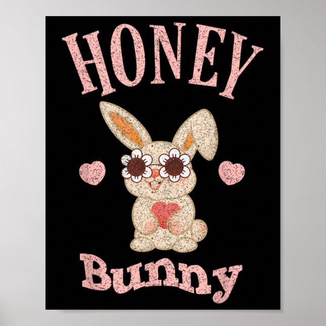 Póster Mujeres Chicas de Conejo Adulto de Pascua Abundant (Frente)