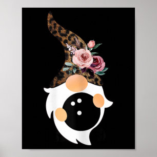 Póster Mujeres Chicas Lindas Bolos Y Gnomo Con Floral Leo