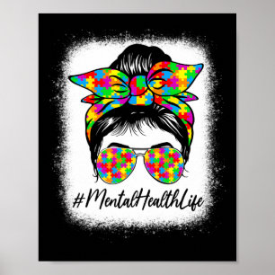 Póster Mujeres con armas de salud apoyan la conciencia so