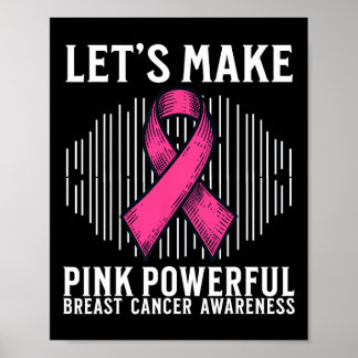 Póster Mujeres con cáncer de mama apoyan los regalos de c